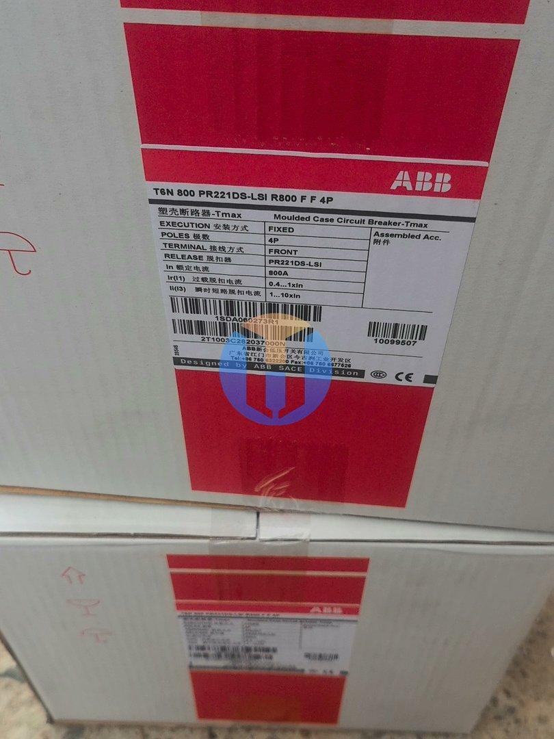 NEW ABB T6N 800 PR221DS-LSI R800 FF 4P NEW ABB T6N 800 PR221DS-LSI R800 FF 4P Industrial Automation Part - Image 1