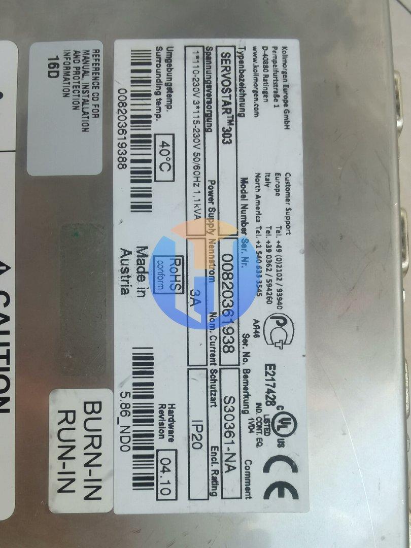 Kollmorgen S30361-NA Kollmorgen S30361-NA Industrial Automation Part - Image 1