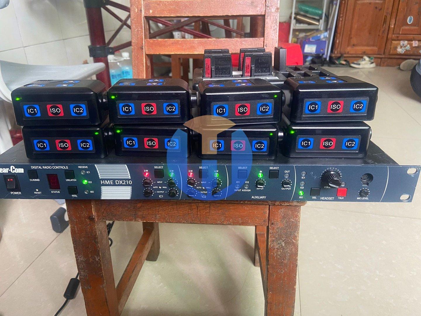 USED Clearcom DX210 System (with 8 Beltpacks) USED Clearcom DX210 System (with 8 Beltpacks) Industrial Automation Part - Image 1