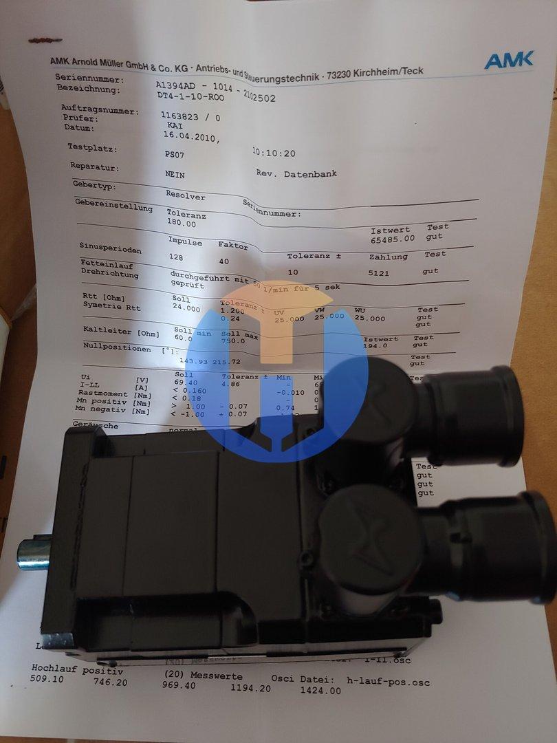 NEW AMK SERVO MOTOR DT4-1-10-ROO NEW AMK SERVO MOTOR DT4-1-10-ROO Industrial Automation Part - Image 1