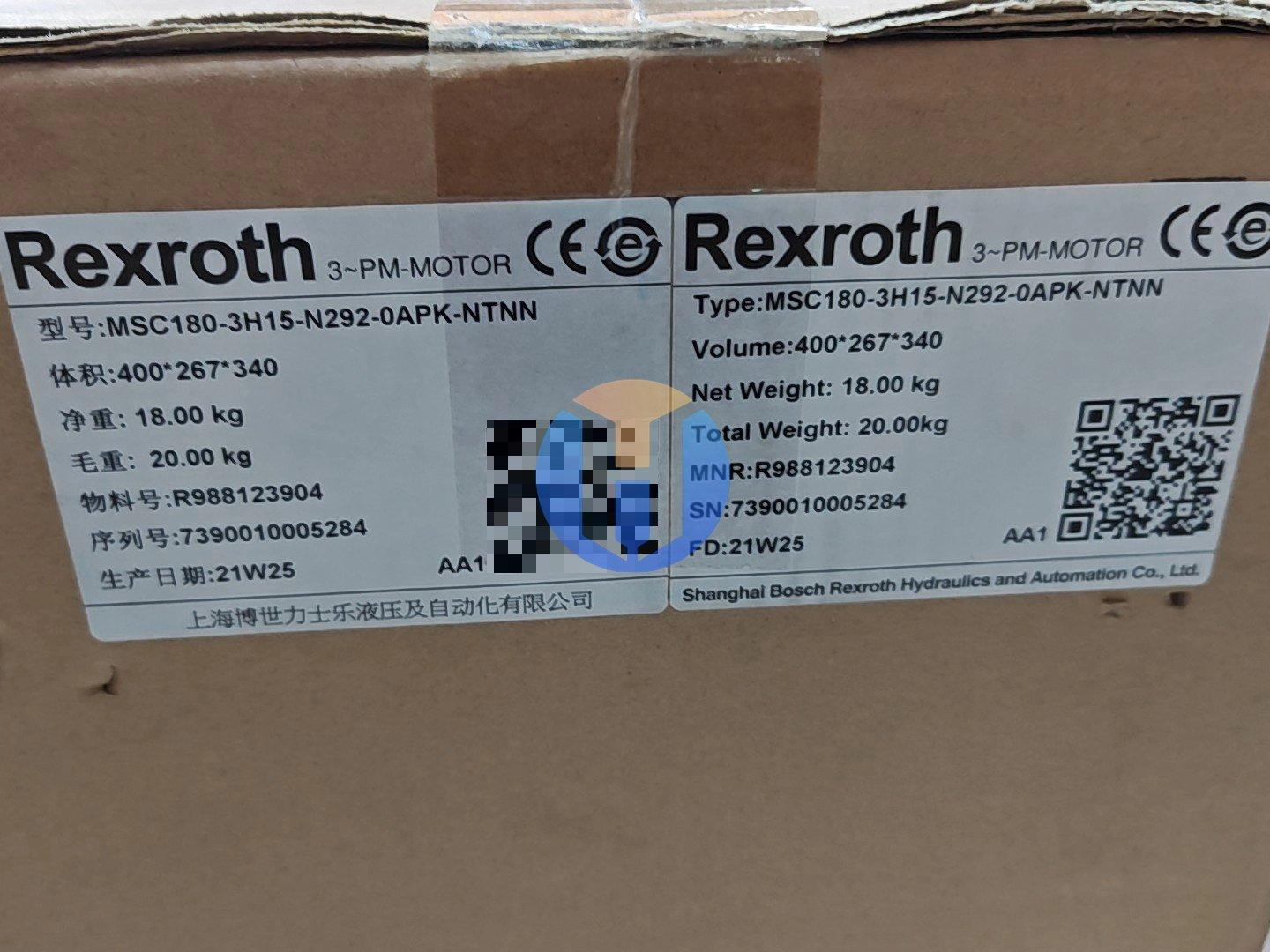 NEW REXROTH MSC180-3H15-N292-0APK-NTNN NEW REXROTH MSC180-3H15-N292-0APK-NTNN Industrial Automation Part - Image 1