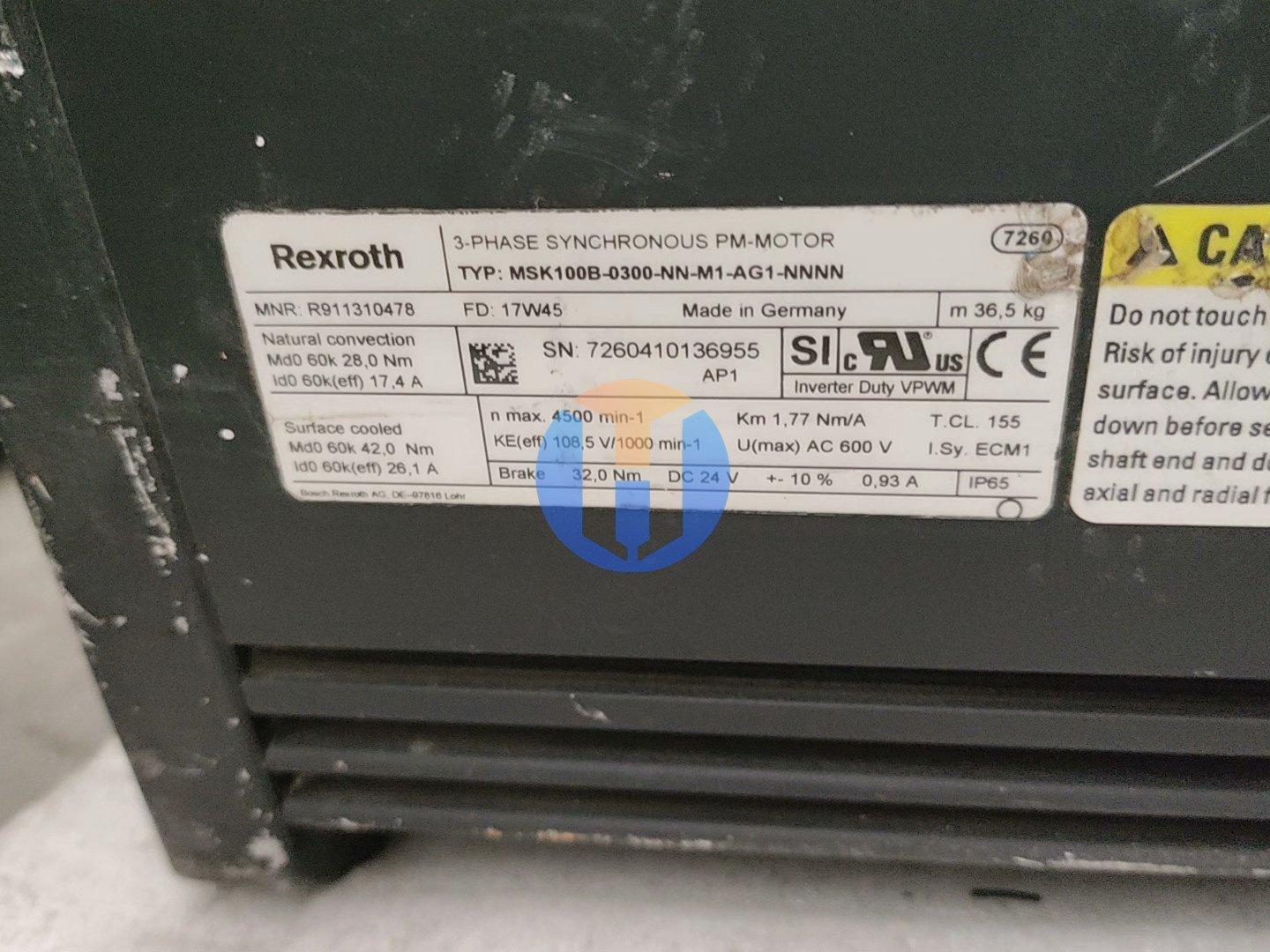 NEW REXROTH MSK100B-0300-NN-M1-AG1-NNNN NEW REXROTH MSK100B-0300-NN-M1-AG1-NNNN Industrial Automation Part - Image 1