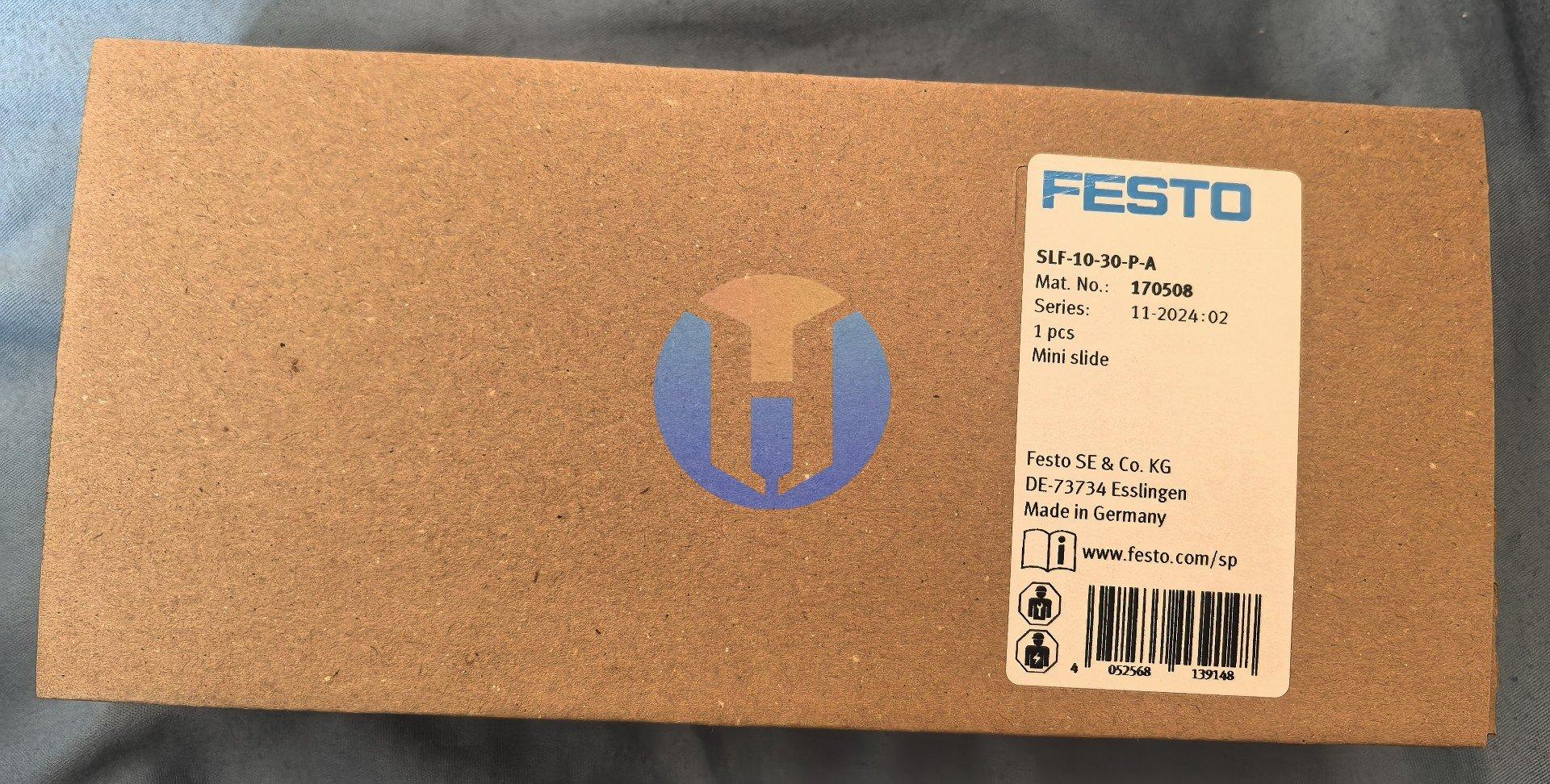 NEW Festo SLF-10-30-P-A NEW Festo SLF-10-30-P-A Industrial Automation Part - Image 1