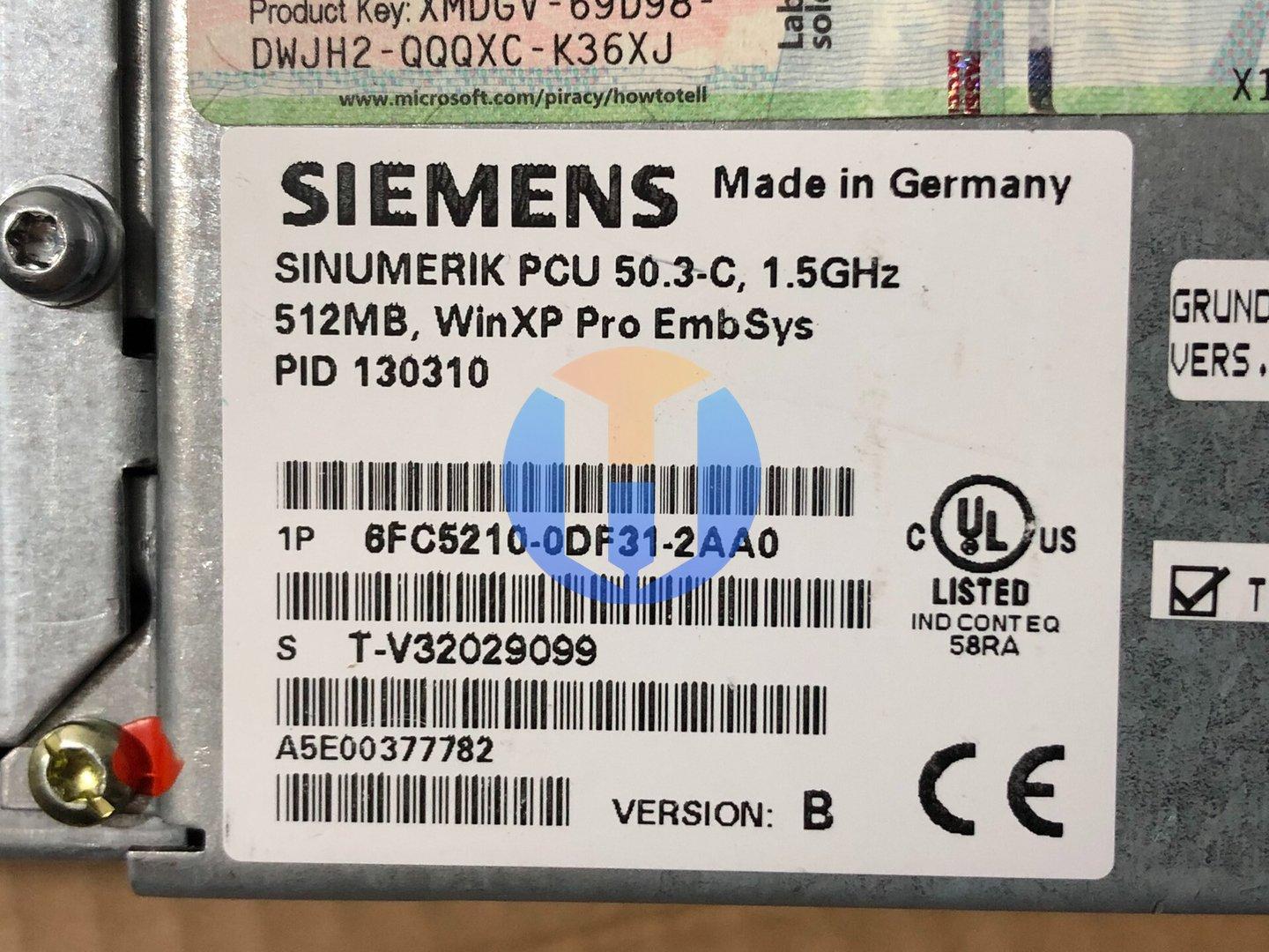 USED Siemens Panel 6FC5203-0AF02-0AA1 6FC5210-0DF31-2AA0 USED Siemens Panel 6FC5203-0AF02-0AA1 6FC5210-0DF31-2AA0 Industrial Automation Part - Image 1