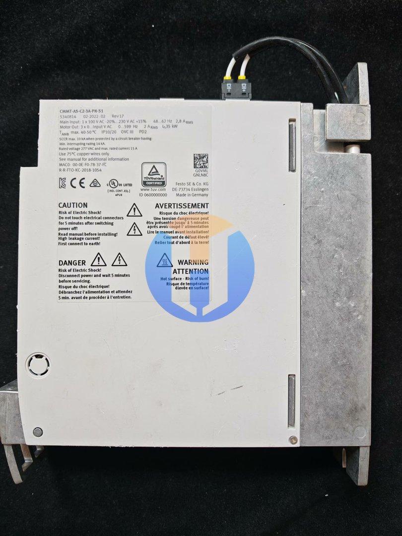 USED FESTO CMMT-AS-C2-3A-PN-S1 USED FESTO CMMT-AS-C2-3A-PN-S1 Industrial Automation Part - Image 1