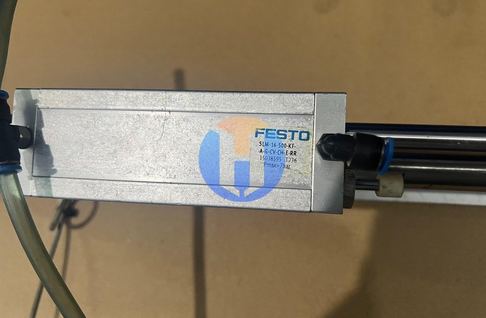 USED FESTO SLM-16-500-KF-A-G-CV-CH-E-RR USED FESTO SLM-16-500-KF-A-G-CV-CH-E-RR Industrial Automation Part - Image 1