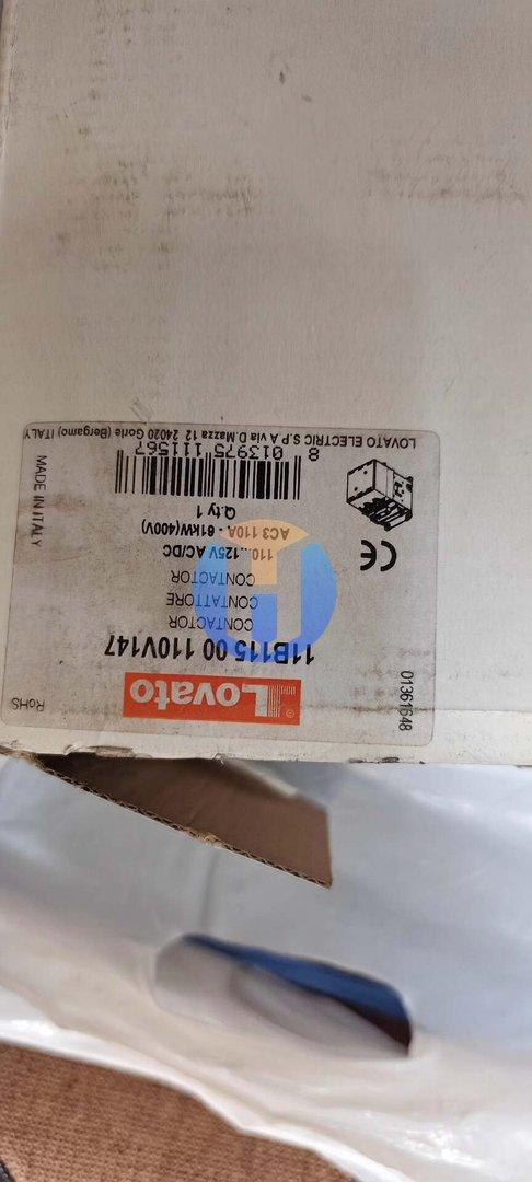 NEW Lovato contactor B115 00 110-125V NEW Lovato contactor B115 00 110-125V Industrial Automation Part - Image 1