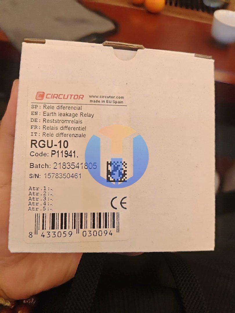 NEW CIRCUTOR RGU-10 NEW CIRCUTOR RGU-10 Industrial Automation Part - Image 1