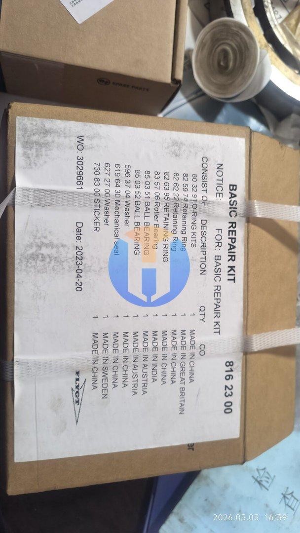 NEW FLYGT BASCI REPAIR KIT 816 23 00 NEW FLYGT BASCI REPAIR KIT 816 23 00 Industrial Automation Part - Image 1