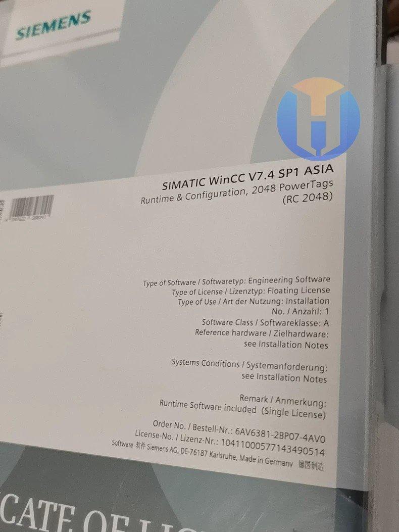 NEW SIEMENS 6AV6381-2BP07-4AV0 NEW SIEMENS 6AV6381-2BP07-4AV0 Industrial Automation Part - Image 1