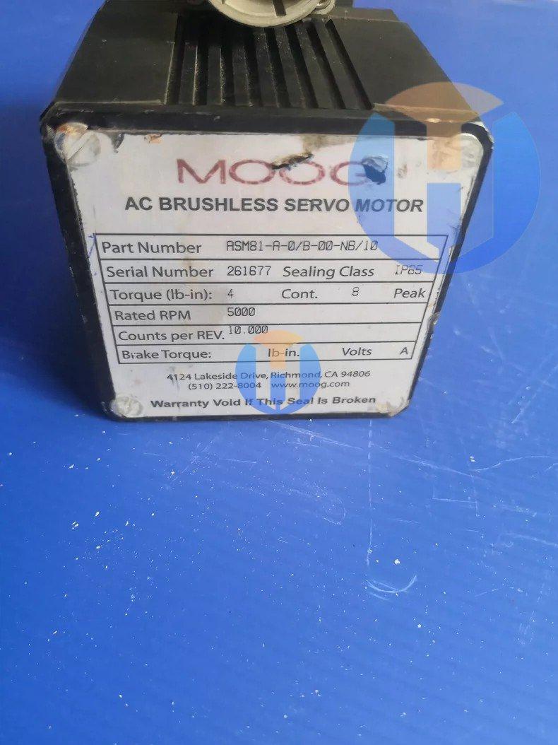 USED MOOG ASM81-A-0-B-00-NB-10 USED MOOG ASM81-A-0-B-00-NB-10 Industrial Automation Part - Image 1