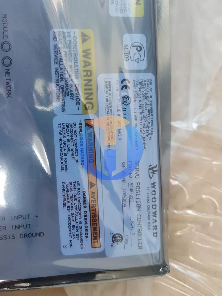 WOODWARD Controller 8200-226 WOODWARD Controller 8200-226 Industrial Automation Part - Image 1