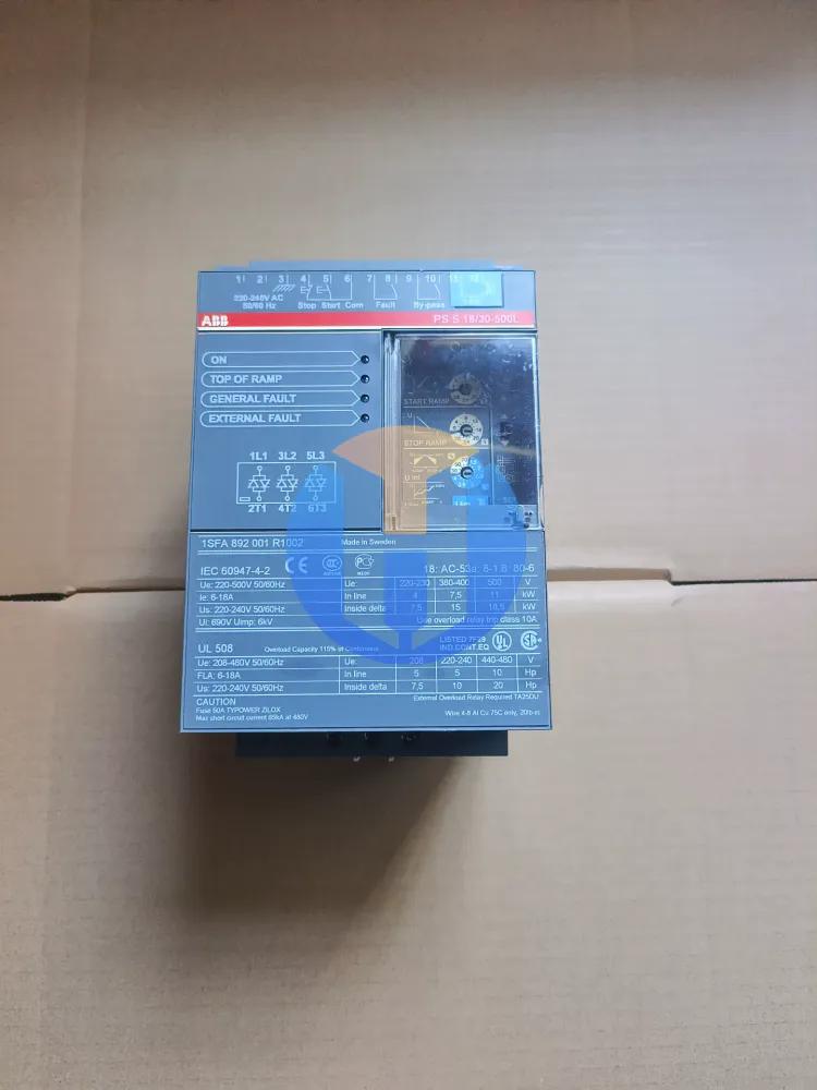ABB Soft Starter PSS 18 30-500L ABB Soft Starter PSS 18 30-500L Industrial Automation Part - Image 1