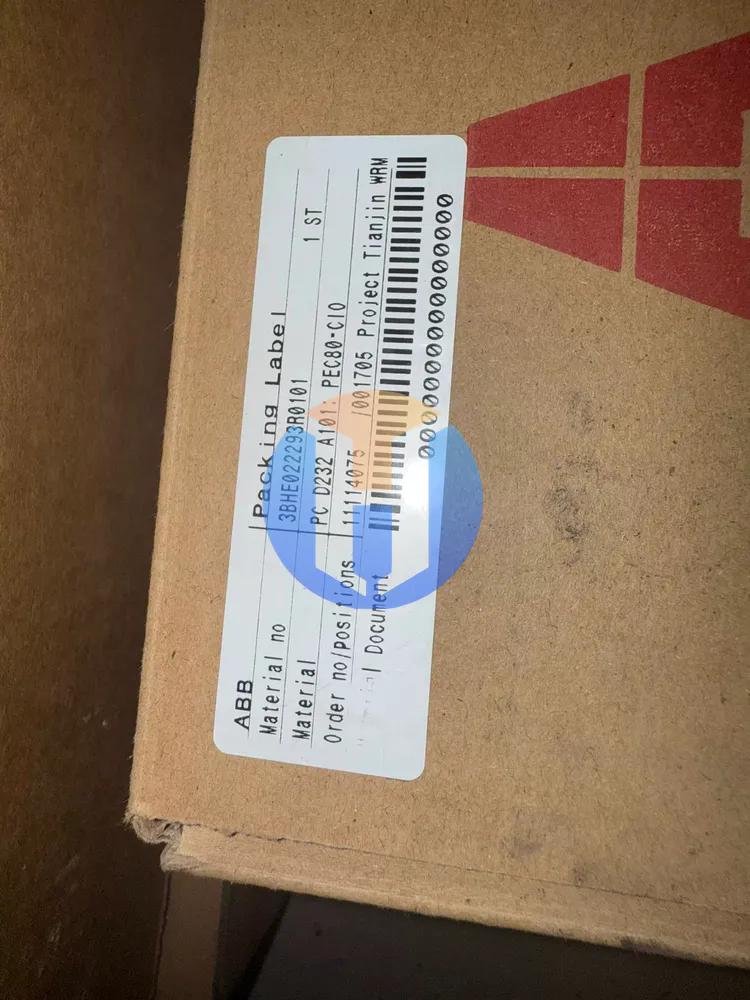 ABB PC D232 A101 PEC80-C10 3BHE022293R0101 ABB PC D232 A101 PEC80-C10 3BHE022293R0101 Industrial Automation Part - Image 1