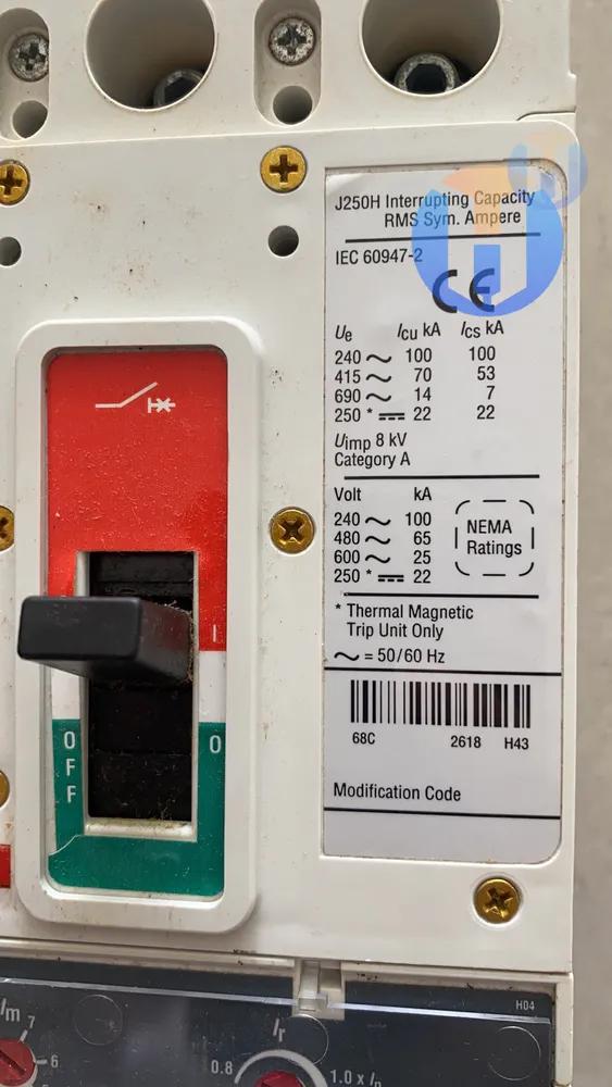 NEW CUTLER HAMMER JGH4080AAG 4P 80A NEW CUTLER HAMMER JGH4080AAG 4P 80A Industrial Automation Part - Image 1