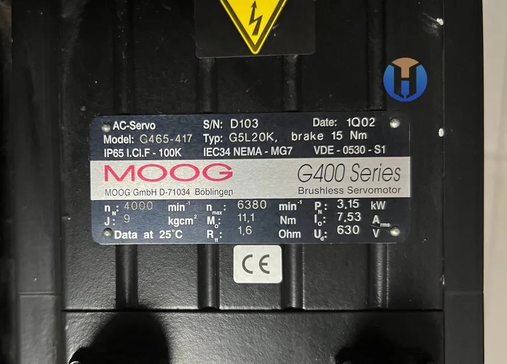 UNUSED MOOG G465-417 AC-Servo UNUSED MOOG G465-417 AC-Servo Industrial Automation Part - Image 1